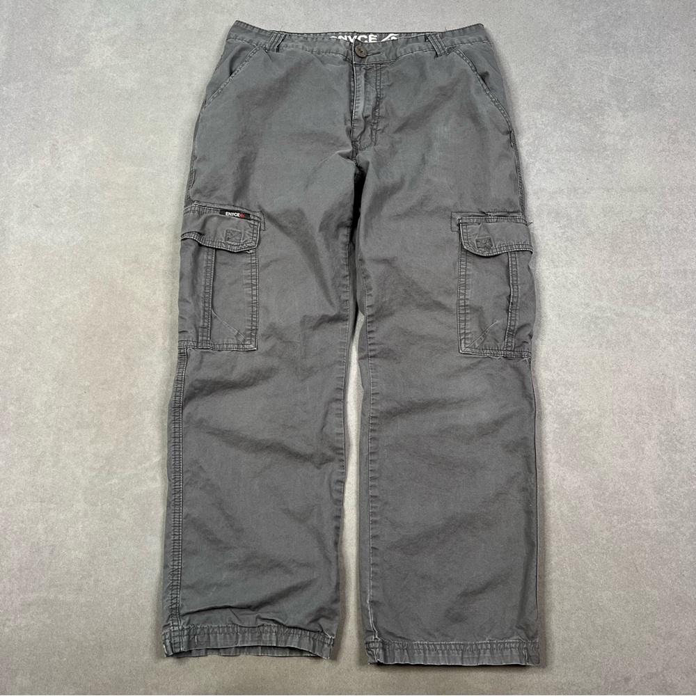Enyce Gray Cargo Pants for Men